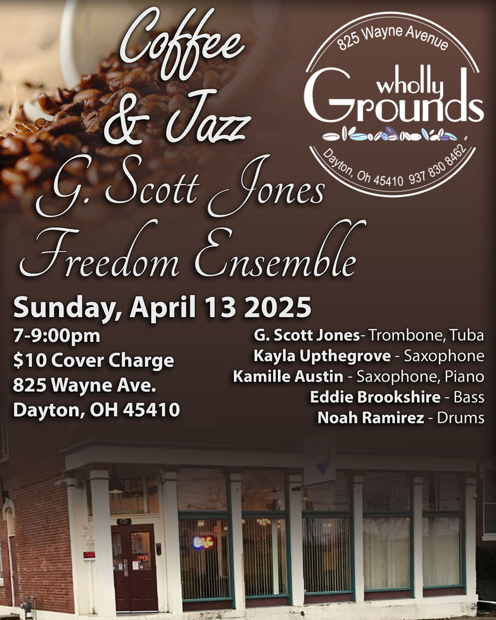 G. Scott Jones Freedom Ensemble Wholly Grounds Flier